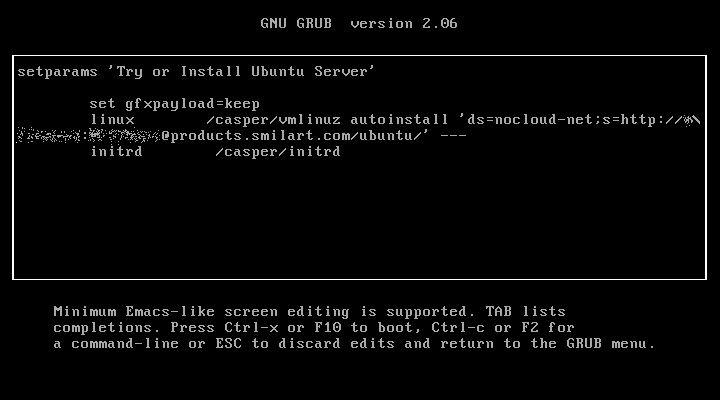 ubuntu grub autoinstall